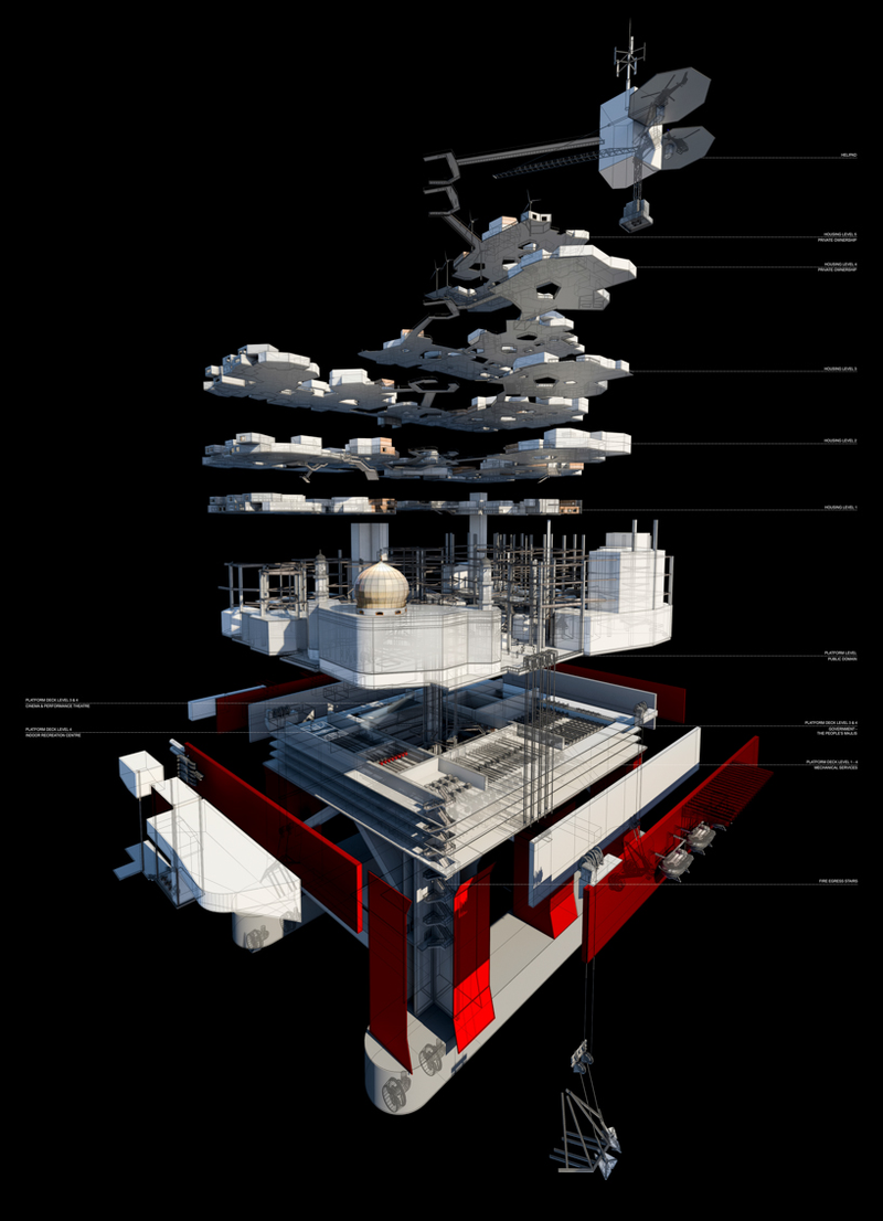 Illustration for article titled The Techno-Islands That May Replace the Maldives